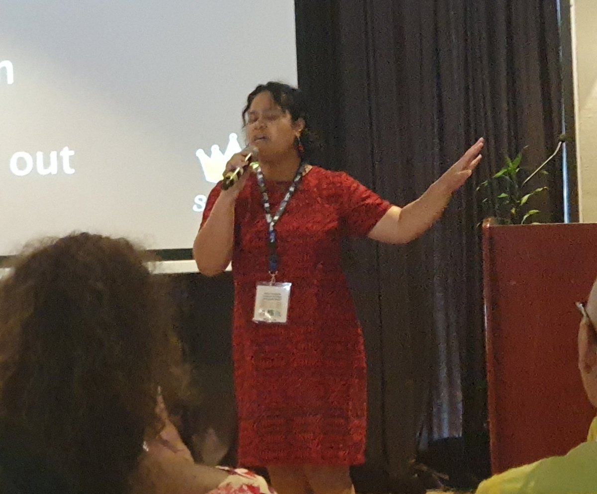 'And finally we're finding our voices' - opening song at the @PacGirlProgram Annual Convening underway today in a safe space for #AdolescentGirls to share experiences and advice to guide partners' work with #PacificGirls and young women. 
#GirlsLead