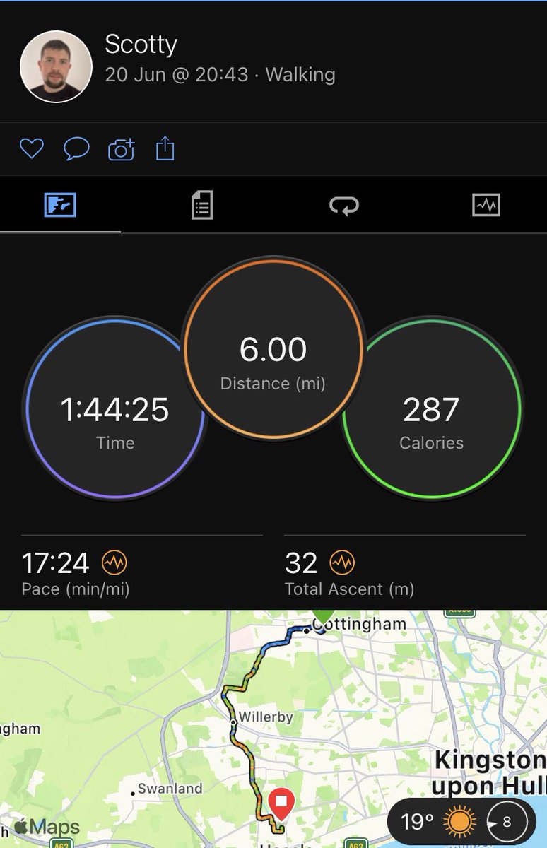 L5WGA's tweet photo. A nice 6 mile walk to end the day.

#Walking #Sunset #MentalHealth https://t.co/C1s0DP7V46