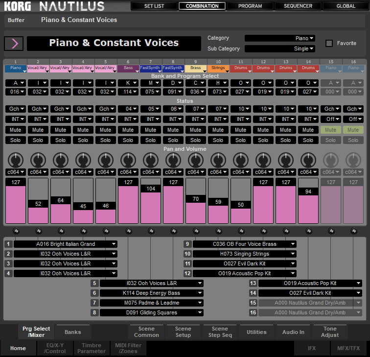 SoundQuestMS's tweet photo. Midi Quest 13 supports the Korg #Nautilus with additional features such as program randomization and Set List / Combi / Program name export to most DAWs including Cubase, Pro Tools, Performer, Sonar, Reaper, Jammer, and Acid #MidiQuest #SysEx https://t.co/acjz5jS0l4
