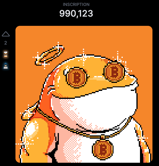 $OXBT Experiment #1.1 Complete  

Congratulations to "bc1pw....c524" for winning this incredible Ordinals piece.

What's next?👀