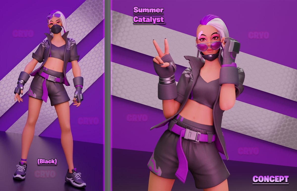 Summer Catalyst Concept! | Would you buy this? 🏖️🔥 #Fortnite #FortniteWILDS #FortniteArt
