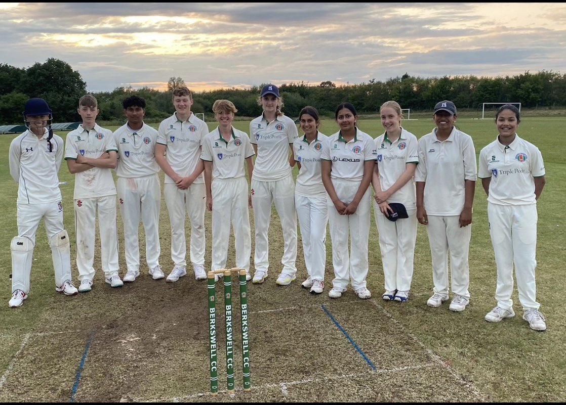 Things we love to see…our winning U15 @warks_wcb league side tonight made up of more than 50 per cent females- and a great win v @Corley_CC too! #cricketisagameforeveryone #thefutureisbright #youswell