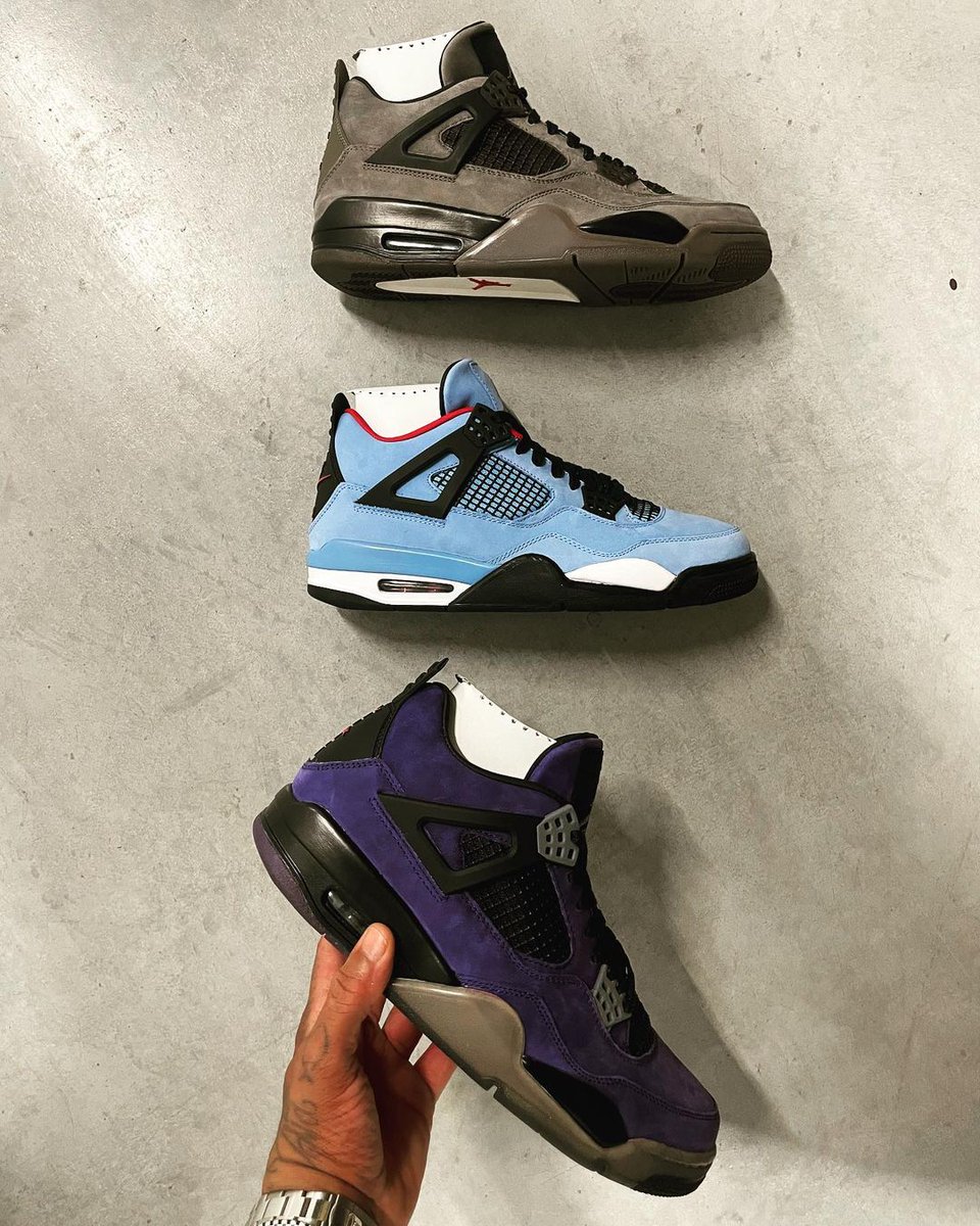 travis scott 4 colorways