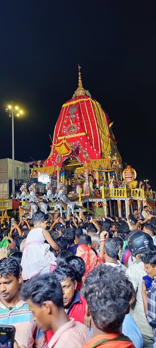 Jai Jagannath!! After quite a few years, I spent some quality time in Puri Badadanda on the eve of Rath Yatra !! 1am at night! The spirit is on. Feeling Nostalgic!!