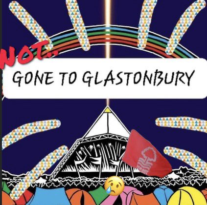 AllyBarron's tweet photo. Sorry for those looking out for the #Forestflag at #Glasto this year. 3rd time in 20 years I’ve not made the trip. 

Hoping to see plenty of others keeping up the tradition instead. #NFFC

To all those who are going. Have an incredible brilliant amazing magical time. #NFFC 👊🏼😃🚩 https://t.co/3ADbHspo2m