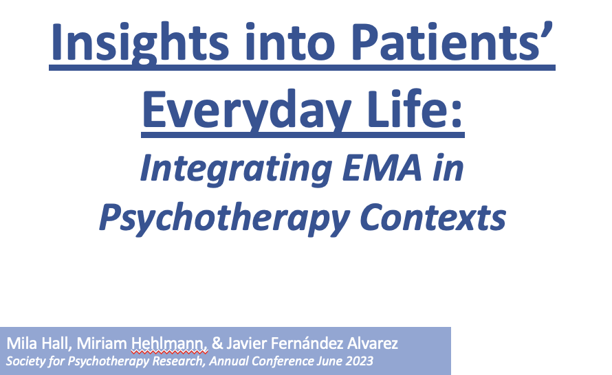 Still unsure which workshop you'd like to attend on Day 1 of <a href="/SPRtweets/">SPR ➡️ Bluesky: @SPRtweets</a>? Why not learn about using ecological momentary assessment in psychotherapy contexts with me, @MiriamHehlmann, and <a href="/javferalvarez/">J. Fernández-Alvarez</a> 

Come find us from 9:00 - 12:00 in the Swift Theatre 😘

#SPRDublin2023