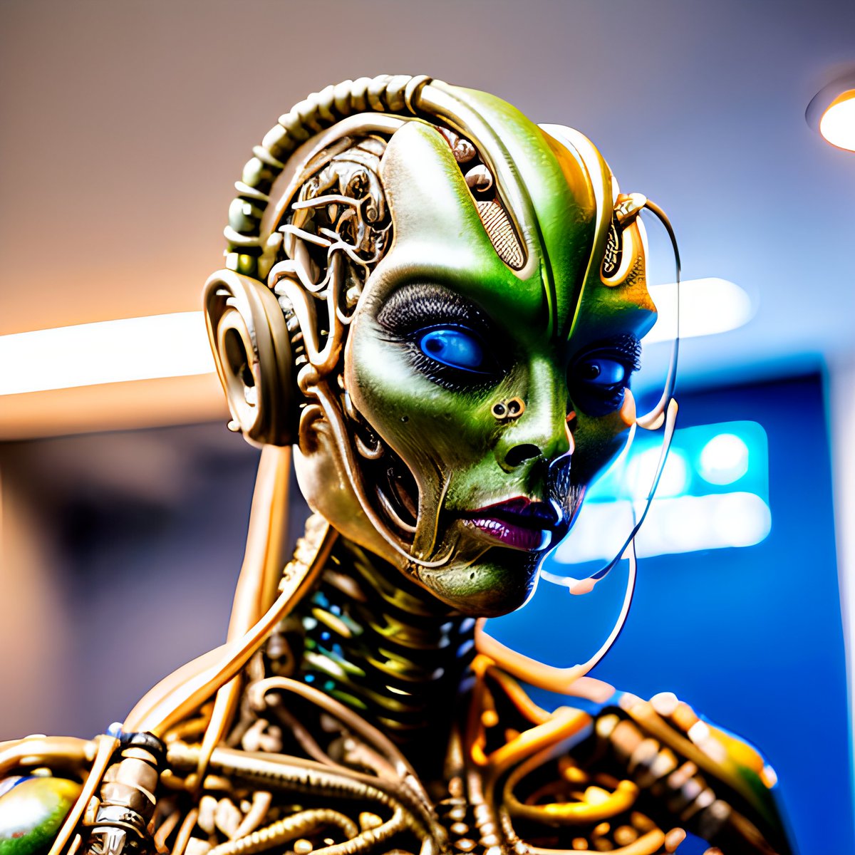Yea! My Alien Cyborgs are coming better now less cartoony

#Aliens #alien #ufotwitter #UFOs #ufotwitterweek #UFOdisclosureNOW #AIart #aigenerated #aigeneratedart #nmkd