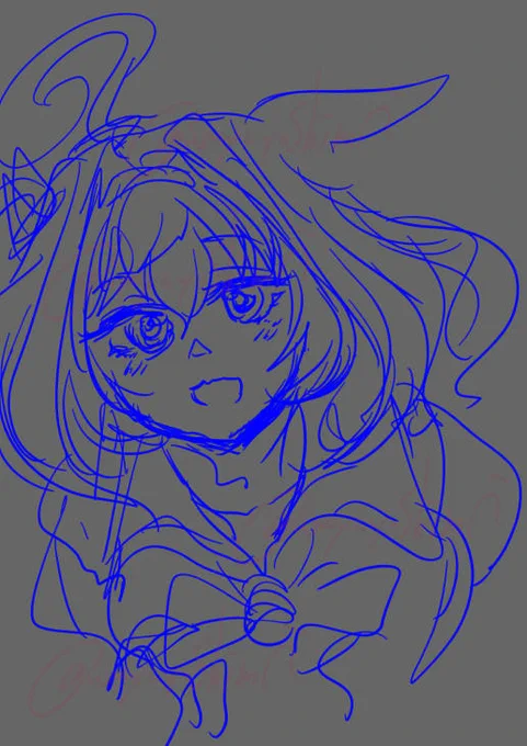 それでは100%手癖で描いてみましょう  #うなぴょいまとめ