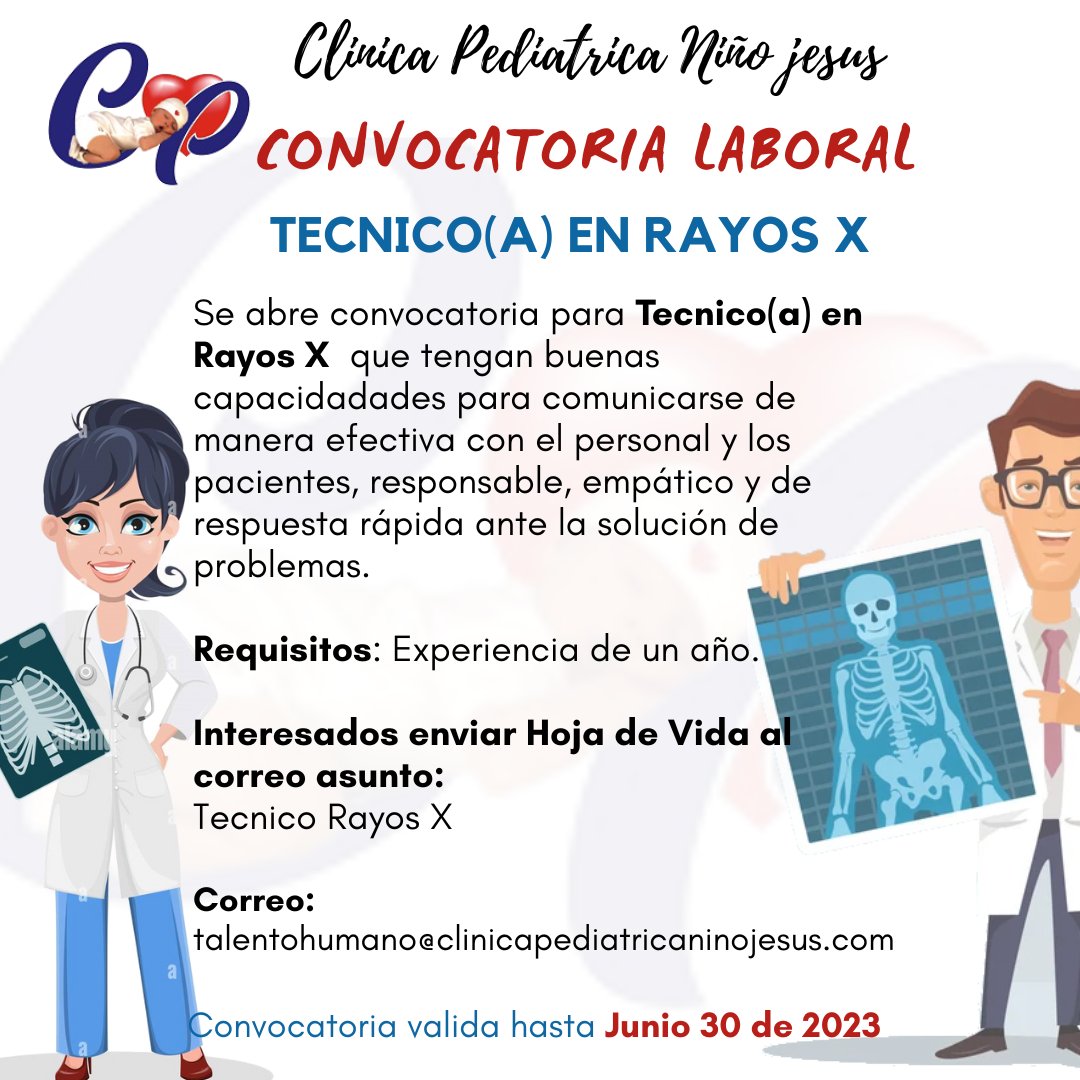 CPNinoJesus's tweet photo. Convocatoria laboral https://t.co/mXw2QgSC78
