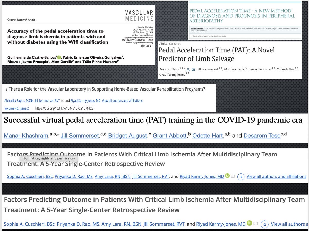 Reflecting on the work that has been poured into pedal acceleration time over the last 5 yrs. Very honored to publish with colleagues @monteromiguel Thrilled that others around the world are publishing on PAT. More 🌎🌍🌎 coming @DrTehan @jmills1955 @ahmedkayssi @ManarKhashram