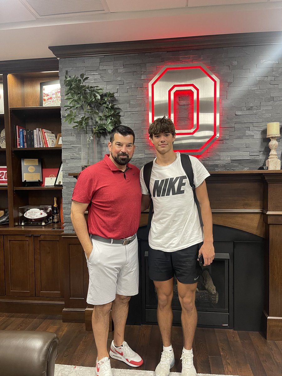 Incredibly blessed and honored to have an offer from THE <a href="/OhioStateFB/">Ohio State Football</a>!!🌰 What an experience! Thank you to <a href="/brianhartline/">Brian Hartline</a> <a href="/ryandaytime/">Ryan Day</a> @Ryan9Mayhew <a href="/N_Murph/">Murph</a> &amp; the entire staff for a great visit! <a href="/DonCallahanIC/">Don Callahan</a> @RivalsFriedman <a href="/ethanmmcdowell/">Ethan McDowell</a> <a href="/myersparkfball/">Myers Park Football</a> <a href="/mauriceharris03/">Mo Harris</a>