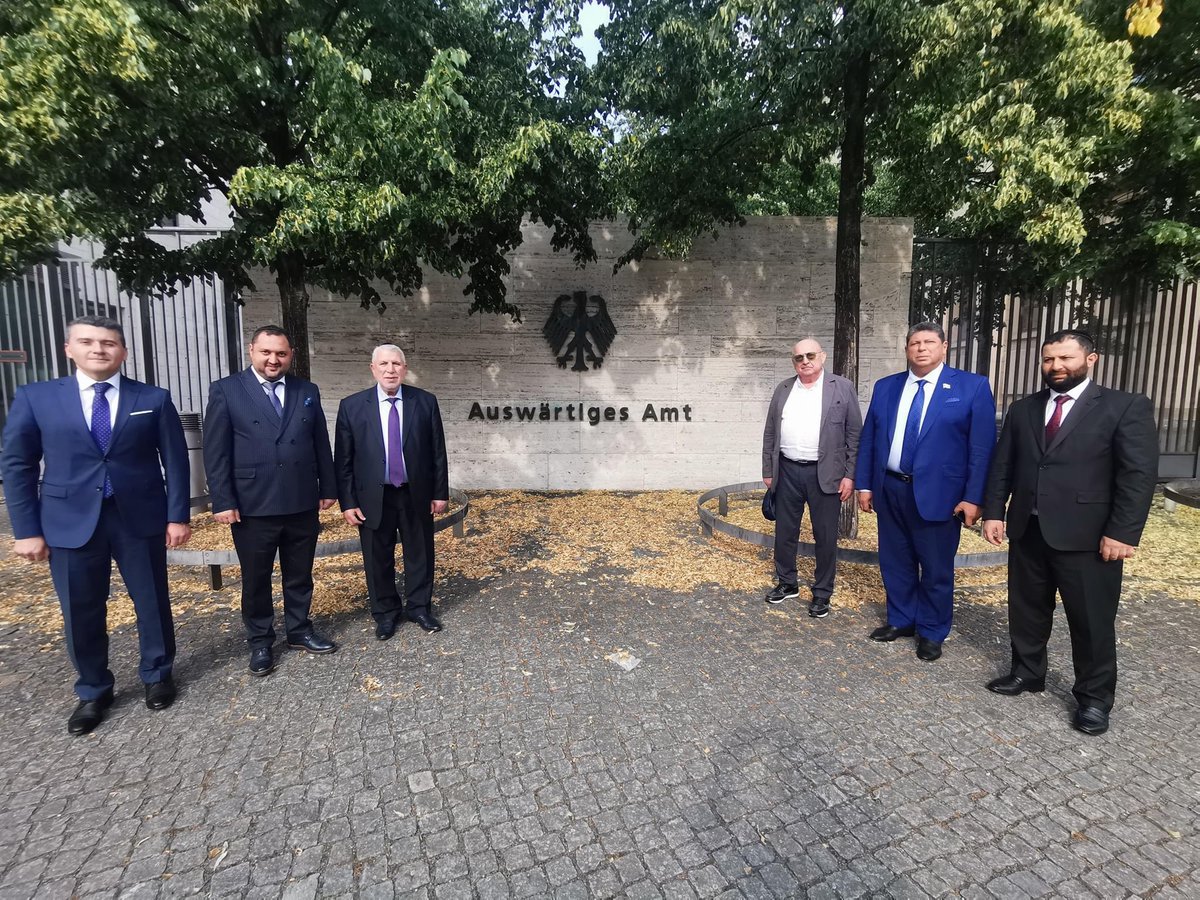 Glad to visit Germany with a delegation consisting of Azerbaijani Jewish community &amp; faith leaders at the invitation of <a href="/NasimiAghayev/">Nasimi Aghayev🇦🇿</a>. Wonderful meetings with German Government, Bundestag, media &amp; academia as well as various Jewish organizations.