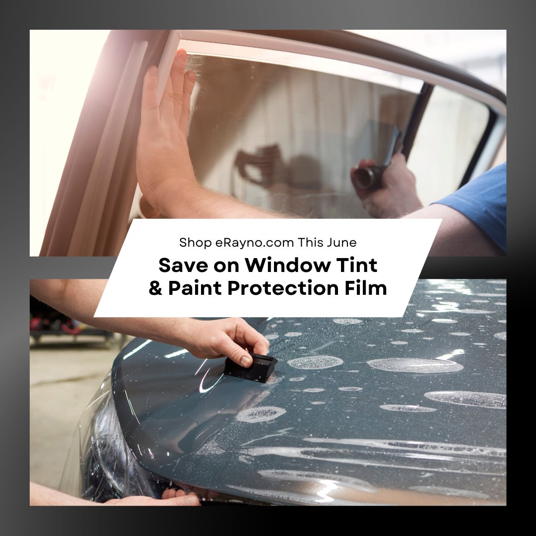 RaynoWindowFilm's tweet image. Enjoy June's bit.ly/41xsKmX special with up to 10% off select products and free shipping on orders over $250 – no promo code needed!

Stock up on Phantom S5, S9, and paint protection film for the summer!

#rayno #erayno #shoprayno