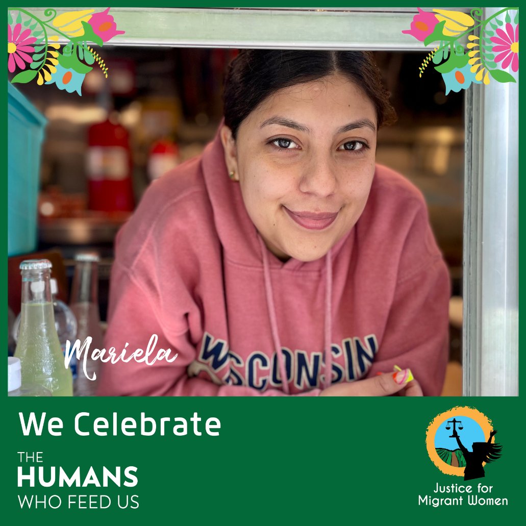 mujerxsrising's tweet photo. We celebrate the #HumansWhoFeedUs! As we get ready to enjoy fresh summer meals, let’s celebrate the extraordinary people working across the food supply chain, who bring those meals to us! Join us by learning more about Mariela and the HWFU campaign at https://t.co/8GlnKgK4Iv. https://t.co/cwl2d7ws2l