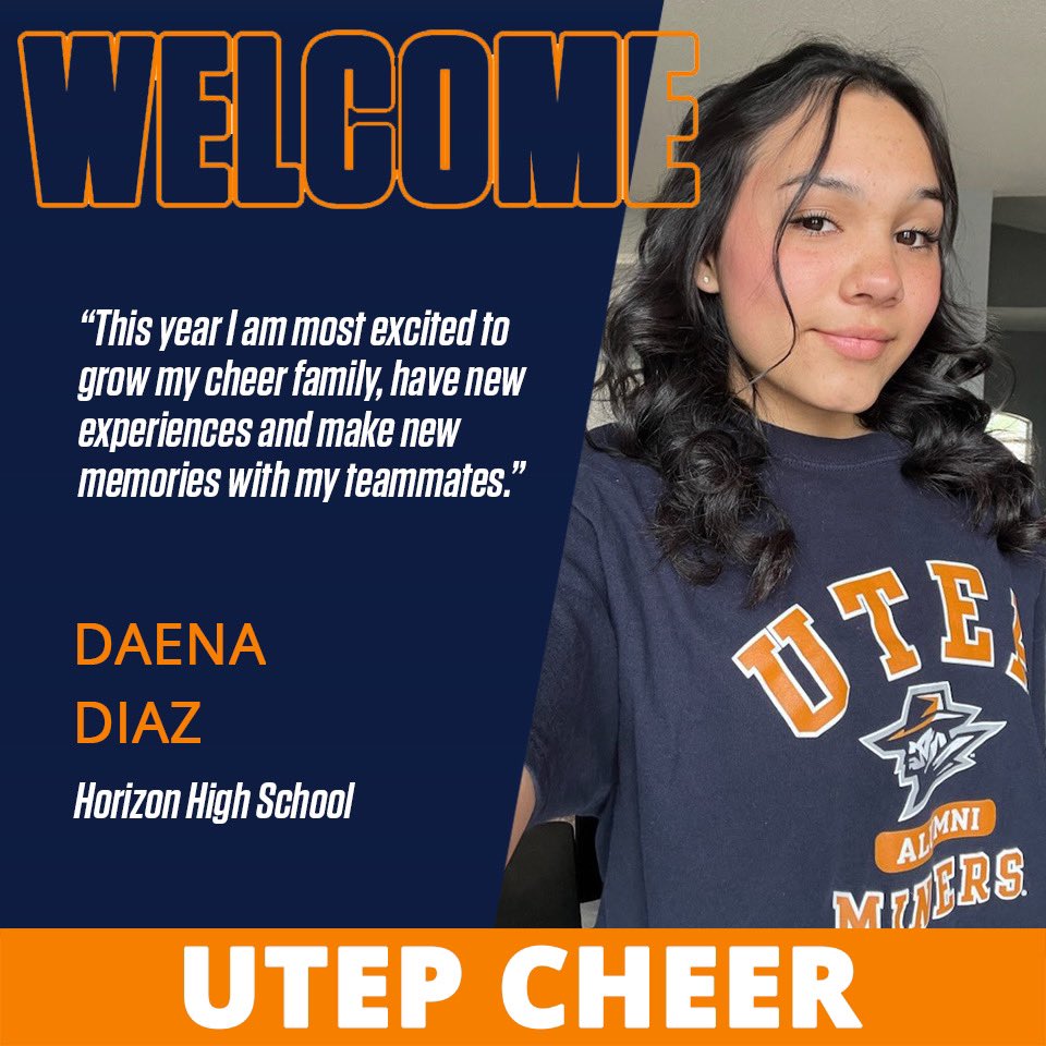 Welcome to the UTEP spirit family Daena! 🧡 
#picksup #gominers