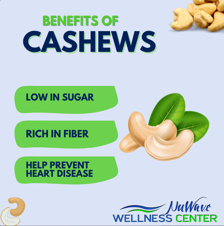 Cashews make for a healthy and filling snack. While rich in fat, it is good fat! they are good for heart health. Instagram: instagram.com/dr.vyas.health/

#foodishealth #heatlhyfoods #diettips #healthyfats #functionalmedicine #foodismedicine