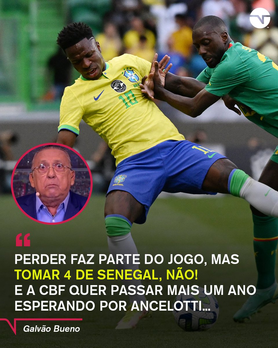 HAJA CORAÇÃO, AMIGO! O Galvão não curtiu nada o resultado do jogo da #SeleçãoBrasileira...