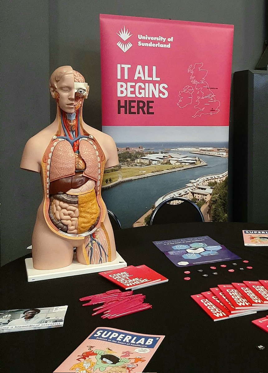 RCarfoot's tweet photo. Fantastic to meet so many aspiring future health care professionals today at NHS careers event. Don't forget to visit us at our next university open day August 19th 2023 @CDDFTNHS @sunderlanduni https://t.co/7pbo33XZcW