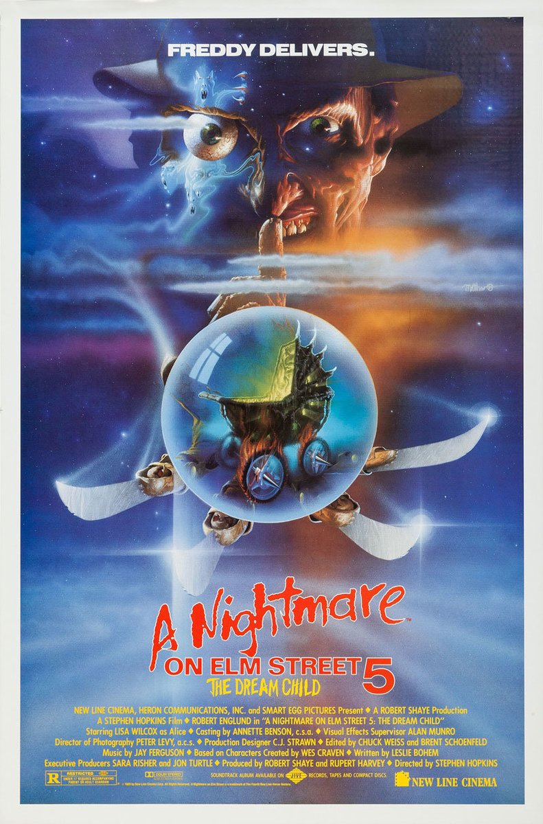 #Horror365Challenge
251/365

#NowWatching 
A Nightmare on Elm Street 5
The Dream Child 1989
Dir. Stephen Hopkins

#HorrorMovies
#Horror #HorrorFamily
#HorrorCommunity
#HorrorFam #MutantFam
