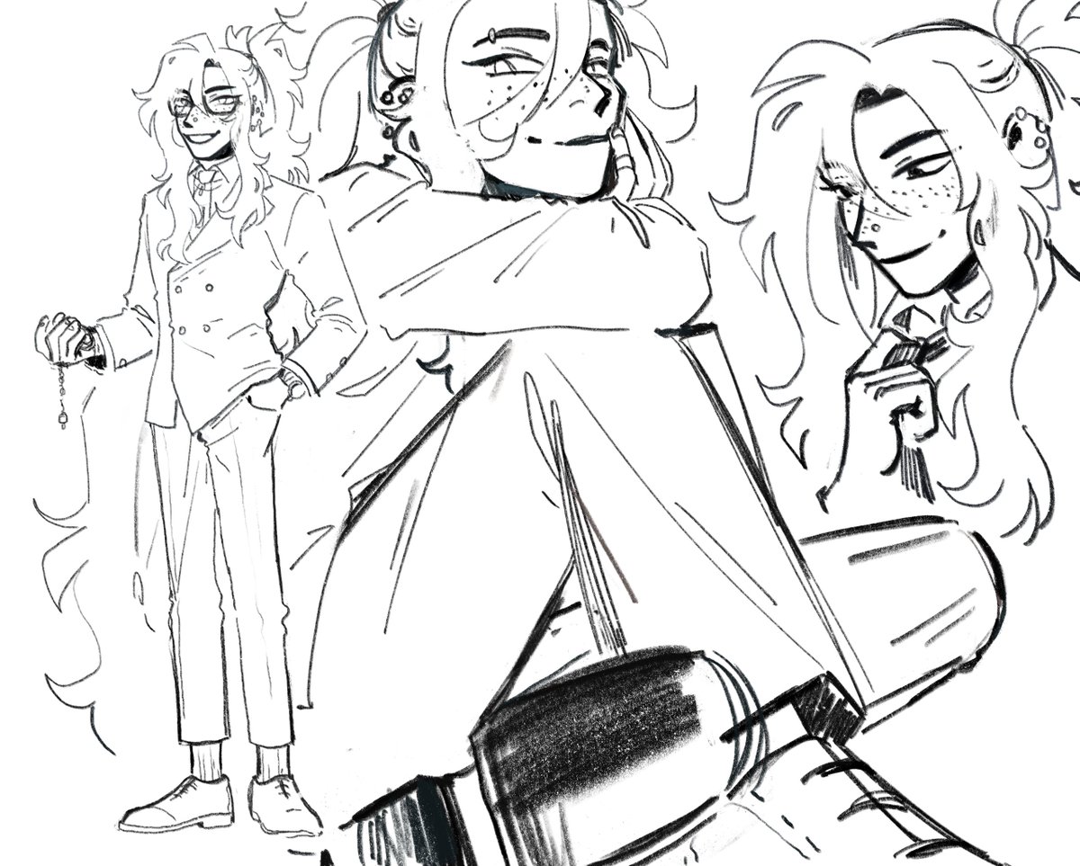 pushing through my art block with some mains 💭
