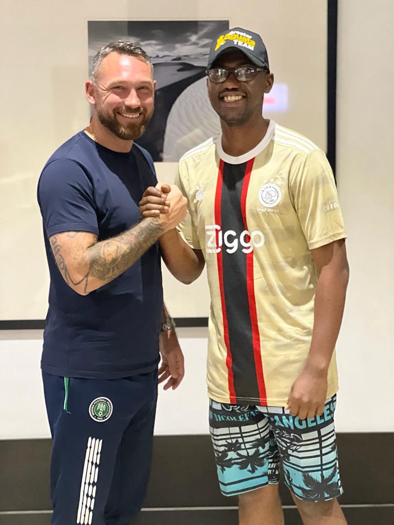 buezeofobuike's tweet image. Ahead of our flag-off of the Aguata Football Academy, I hosted our partners from Spain led by the Azerbaijan-born Anatoli Ponomarev - a former football player, an academy proprietor and a FIFA-certified scout