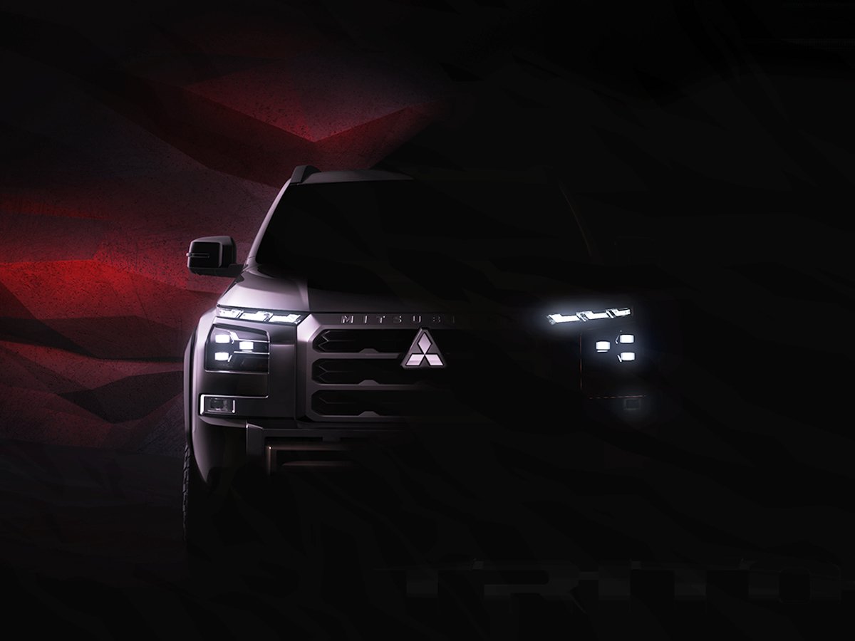 DriveNowUg's tweet photo. Let's have a slight glimpse of the new 2023 Mitsubishi Triton, according to certain sources it will be revealed on 26 July 2023.

#JustUpdates https://t.co/g1hfKxndkN