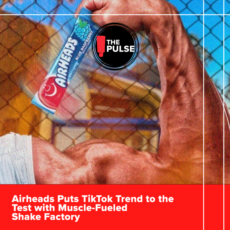 RedPegMarketing's tweet photo. It’s Pulse Tuesday! 🗞️
 
@Airheads launches a campaign based on a viral TikTok, @netflix opens a pop-up restaurant featuring famous chefs from shows like Iron Chef and @NailedIt, and the Gilbert Baker Foundation uses AR to fly Pride flags where they’re banned.