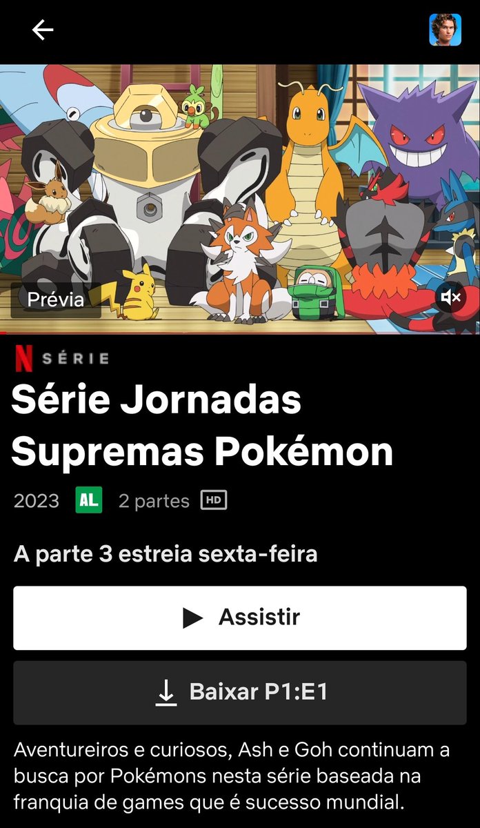 Jornadas Supremas Pokémon  Terceira parte estreia na Netflix em junho