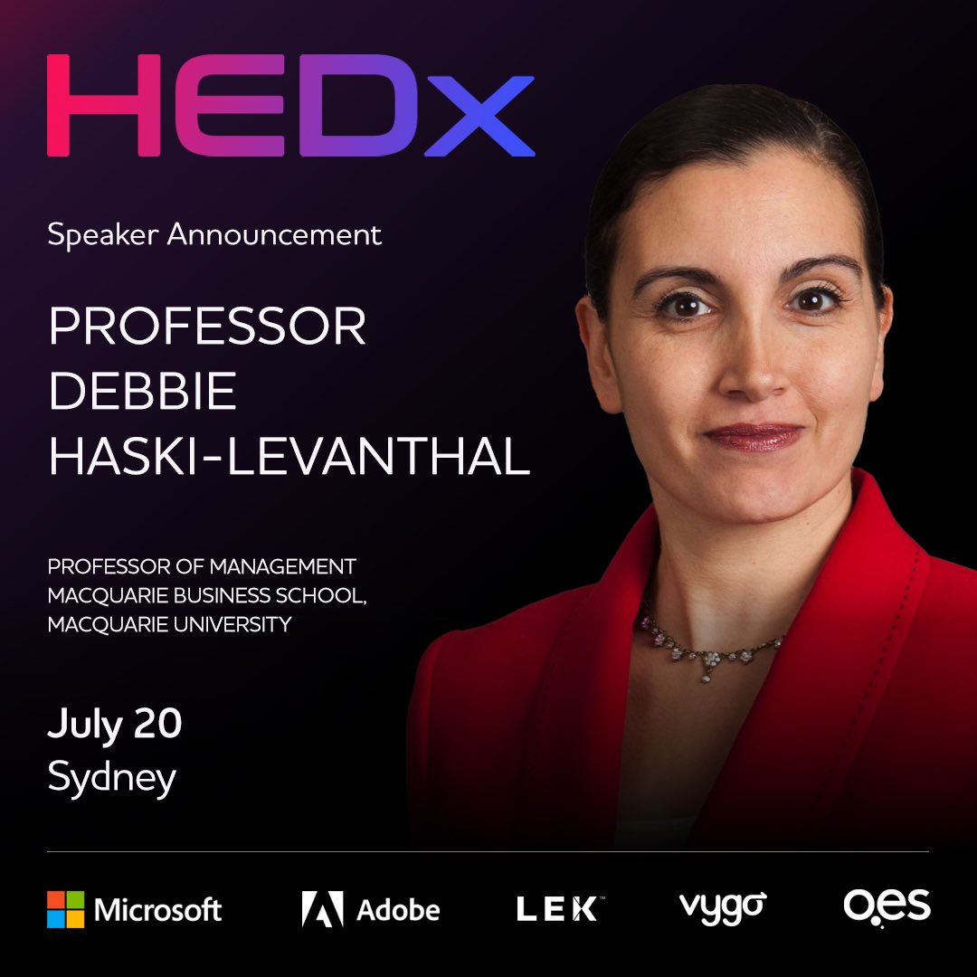 "Universities focus too narrowly on rankings. What we need is to become more impactful. What we need is a purpose-driven university."

A great extract from a TED talk by <a href="/DebbieHaski/">Debbie Haski-Leventhal</a> of <a href="/Macquarie_Uni/">Macquarie University</a> who will dissect current staff and student experiences in universities at HEDx