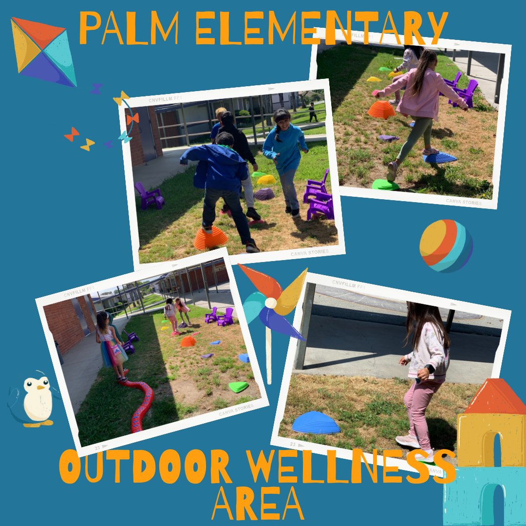 As we continue to create our Outdoor Wellness Area with support from our Attendance Grant, students in our Del Haven program are enjoying taking a break from their academics to test out new equipment for the upcoming school year!  #proudtobehlpusd🐾♻