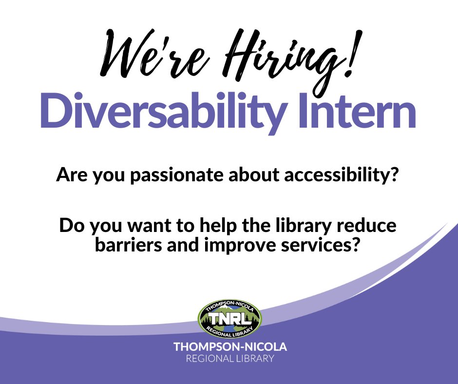 Dream job alert! We have an exciting opportunity for a Diversability Intern who will help us shine a spotlight on seniors and persons with diversabilities. 👏

Application deadline is June 26.

Get all the details at: tnrl.ca/jobs