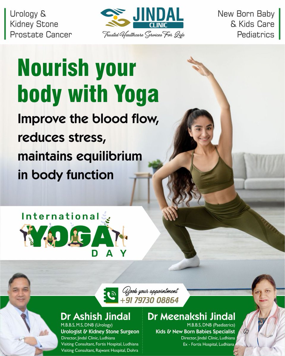 Inernational Yoga Day

#DrMeenakshiJiindal #best #pediatrician #pediatrics #doctor #health #children #kids #baby #pediatric #physician #breastfeeding #childcare #childhealth #newborn #Tuberculosis #TB #Cough #Fever #Allergy #COPD #Dengue #ChestPain #SleepingProblems #HighFever