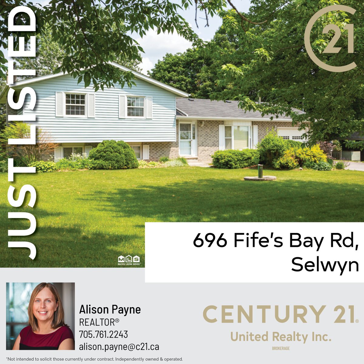 JUST LISTED!!
696 Fife's Bay Rd, Selwyn
MLS#: 40440583

Want to get out of the city but still be close to amenities? This is the home for you!!

🛌 3 bedrooms
🛀  2 bathrooms
🌳  .51 acres
🚗  garage plus driveway parking for 6
⏰  minutes away fro... facebook.com/10568363525287…