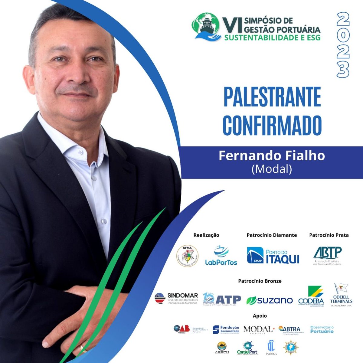 ModalConsult's tweet photo. Está chegando o VI Simpósio de Gestão Portuária. A Modal Consult tem a honra de participar desse evento que vem ganhando relevância a cada ano graças ao empenho do @sergiocutrim . 
Em breve voltamos com outras informações da palestra do nosso consultor, @fab_fialho . https://t.co/yuL3lCGC2r