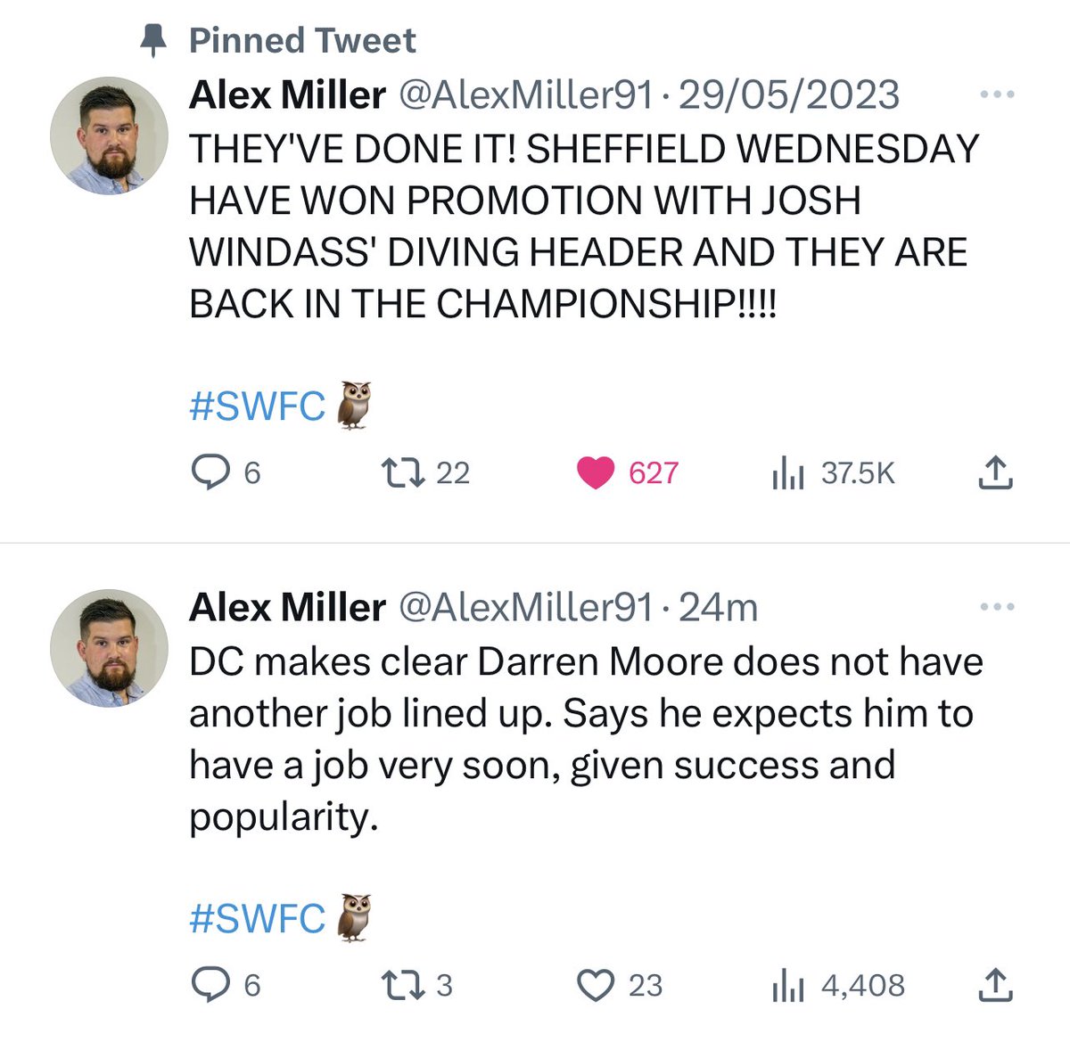 POsgood1867's tweet photo. @AlexMiller91 from That ⬆️ to That ⬇️ how the f*ck is that even possible??? Someone please enlighten me… #SWFC #ChansiriOut #MooreIn https://t.co/ogHgMpWiDj