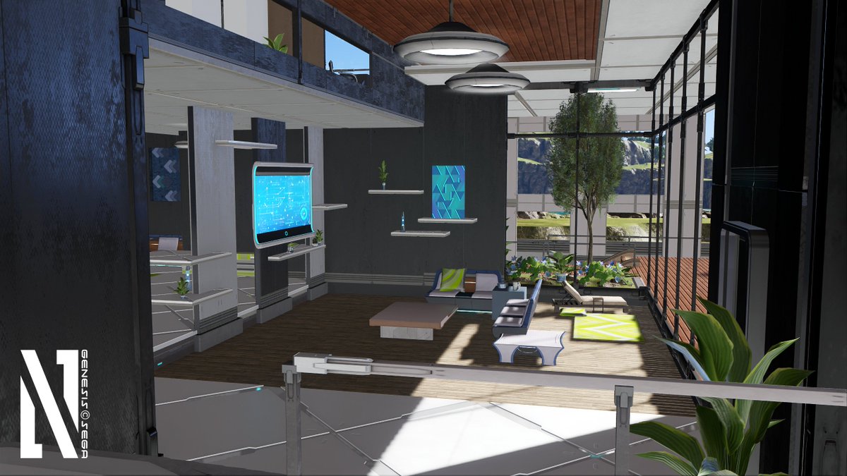 rin_pso2ngs's tweet image. 内装もこだわってます！！
開放感ある空間が好き
#メンテの日なのでSSを貼る
#PSO2NGS_SS #クリエイティブスペース