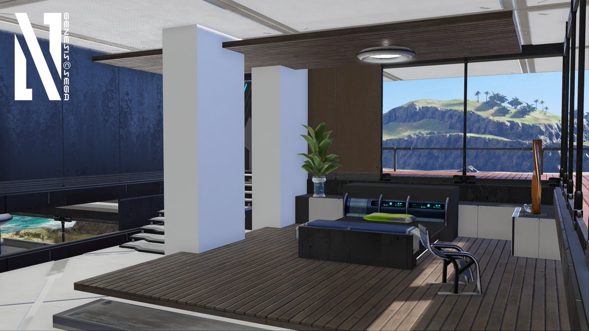 rin_pso2ngs's tweet image. 内装もこだわってます！！
開放感ある空間が好き
#メンテの日なのでSSを貼る
#PSO2NGS_SS #クリエイティブスペース