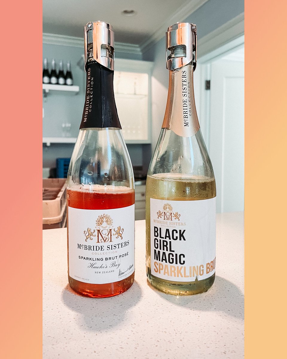 @McBrideSisters are the TRUTH! 🥂🥂🥂 #Rosé #sparklingwine #Juneteenth2023 #BlackOwnedBusiness