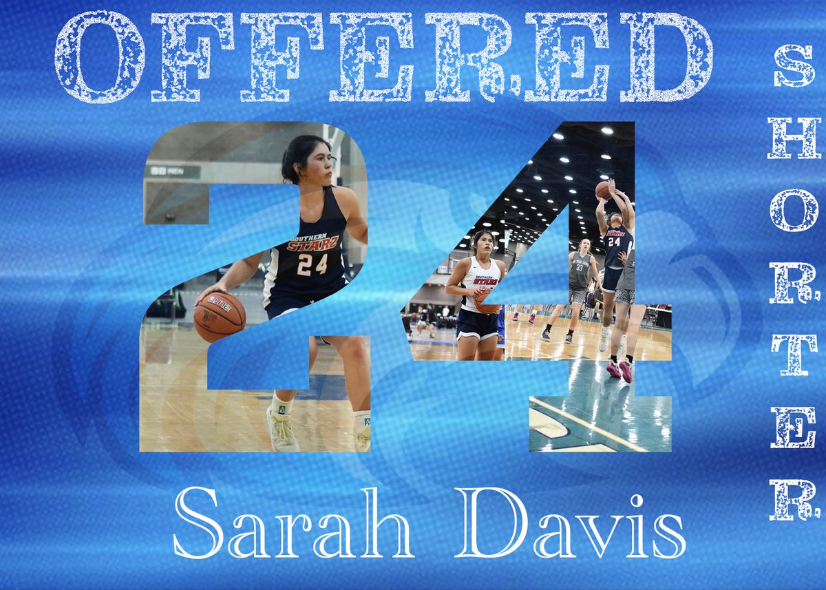 SGB_Veal's tweet image. Congratulations to Alabama Southern Starz Veal 2025 5-10 Wing Sarah Davis, Shoals Christian HS on receiving a offer from Shorter University and Head Coach LaSheena Brooks.