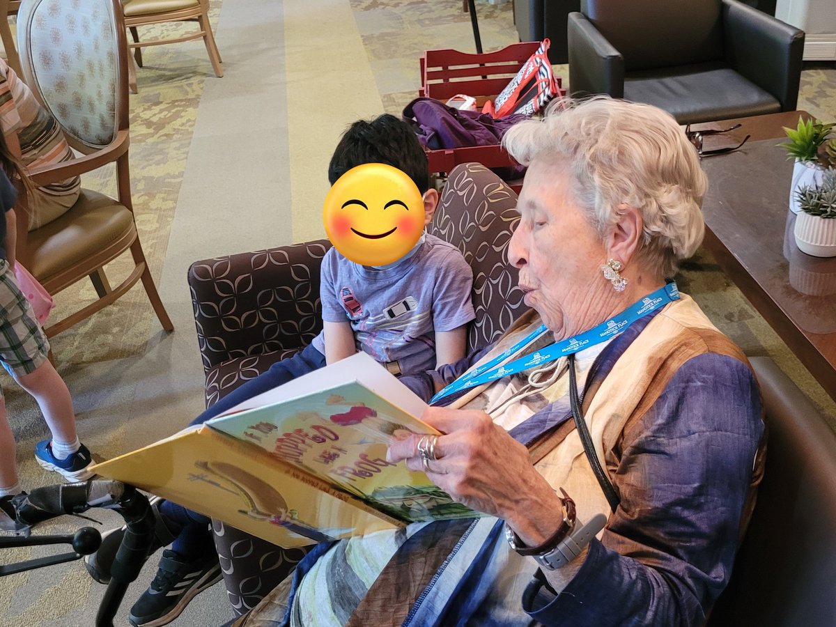 Intergenerational reading is such a special time for our Kindergarten class.  📚 ❤️ Thanks for having us Manotick Place. 

@ManotickPS 
@OCDSB