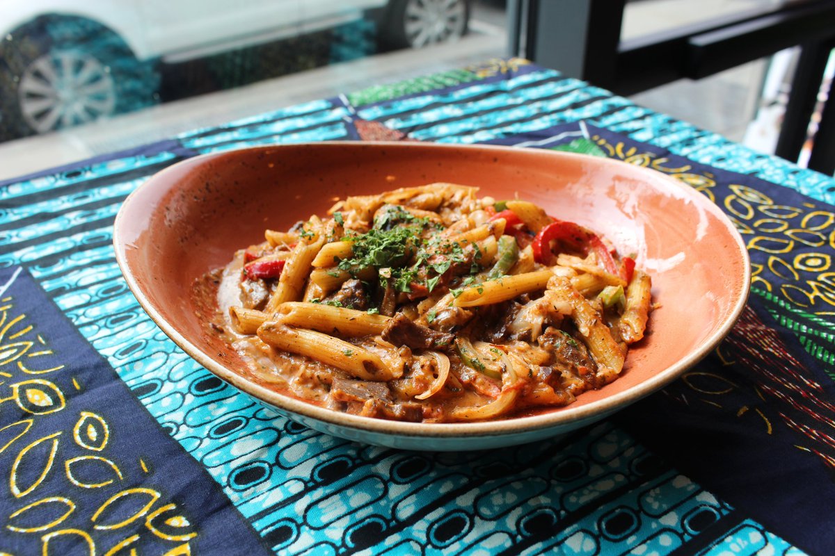 We're keeping the #Juneteenth celebration going all week long in BP. Chef Mario created this flavorful lamb rasta pasta. This dish was in honor of how ancestors from the black diaspora could take simple ingredients and still make a delicious meal.