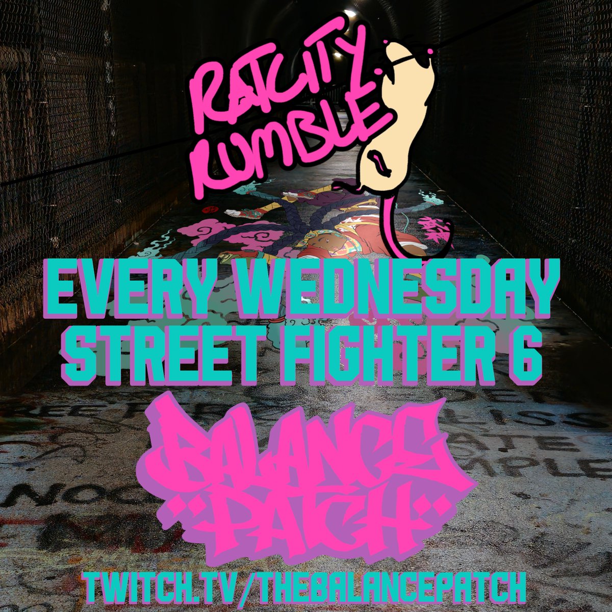 Tomorrow is our weekly Street Fighter 6 tournament, Rat City Rumble! Come by at 6PM for casual play and 7:30PM for tournament. Check out the details at start.gg/tournament/rat… 

Pictured is our current Rat City Royalty, 🐀🐀<a href="/BFGC_TWong/">Tyler Wong</a>🐀🐀‼️