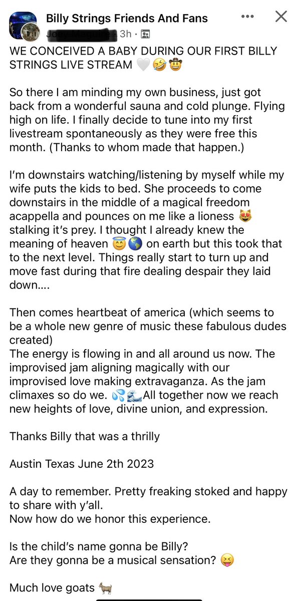 This Billy Strings Facebook group is unhinged 🤣