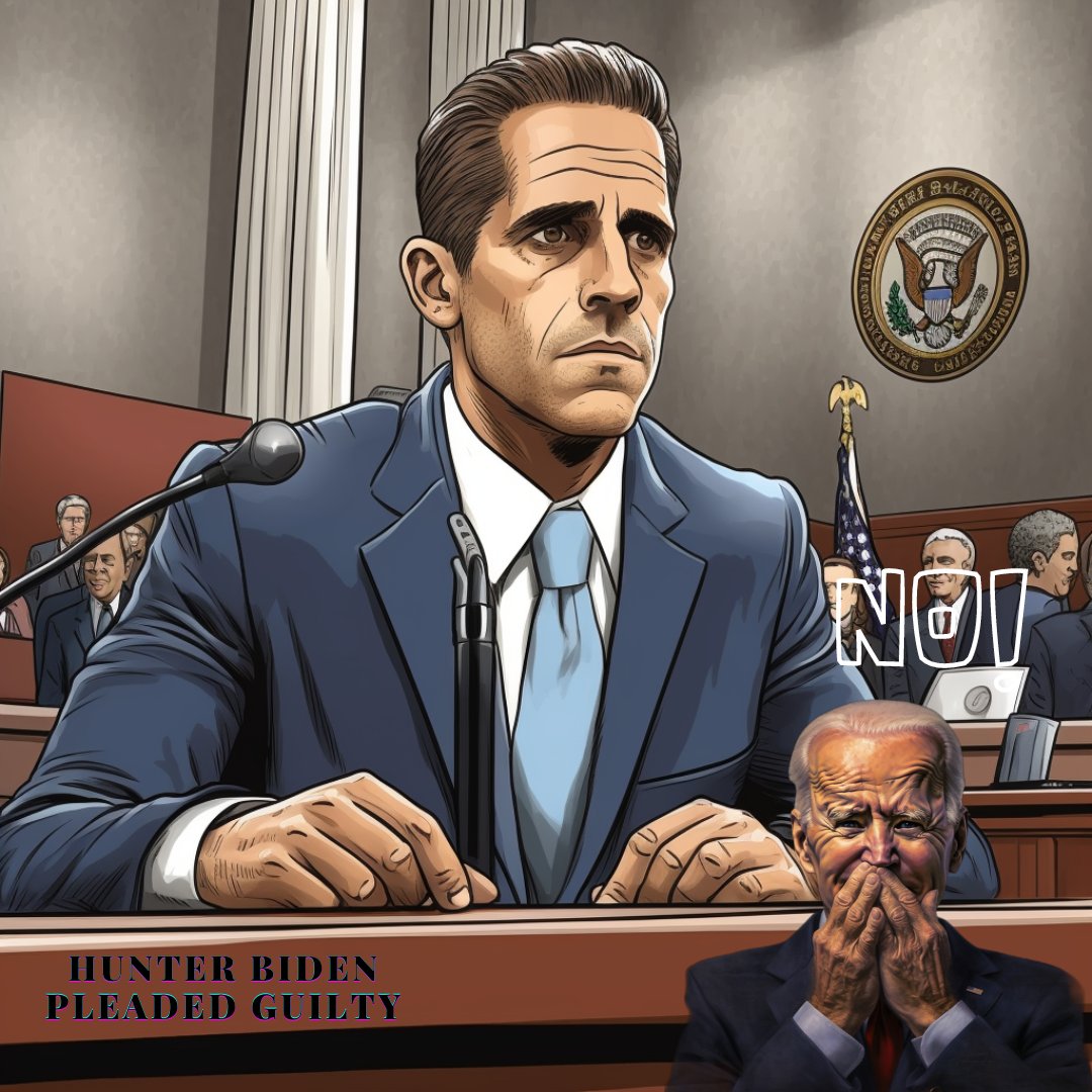 Neha62011477's tweet photo. Biden's son Hunter pleaded guilty https://t.co/XSr213pJOg