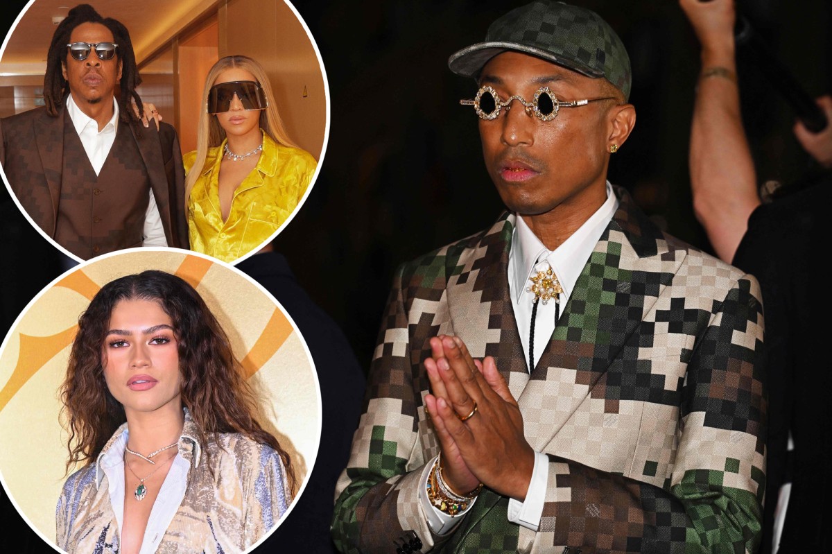 These Were The A-List Celebrities At Pharrell Williams' First Louis Vuitton  Show - A&E Magazine