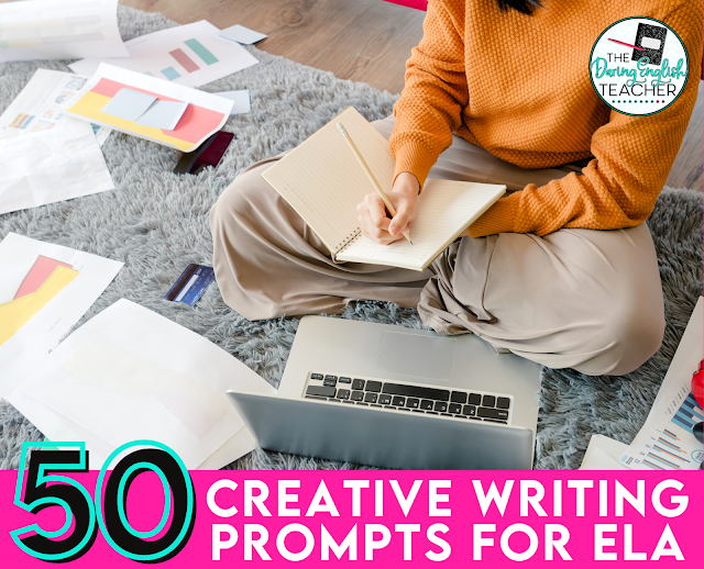 50 Creative #Writing Prompts for Secondary #ELA ⚡📝

sbee.link/xfkdraq83p @DaringEnglish  
#engchat #mschat #hschat