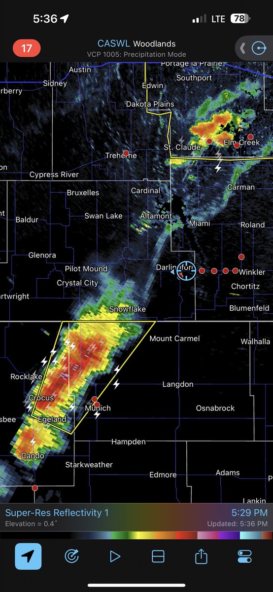 HeinrichsPhoto's tweet photo. Clearly this storm forgot it’s passport! 🤣 #ndstorm #ndwx https://t.co/2txs9T9fKE