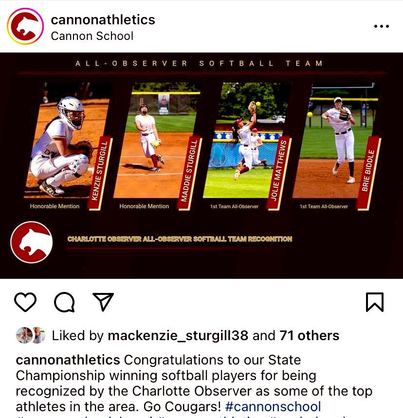 thank you Charlotte Observer; an honor to be recognized