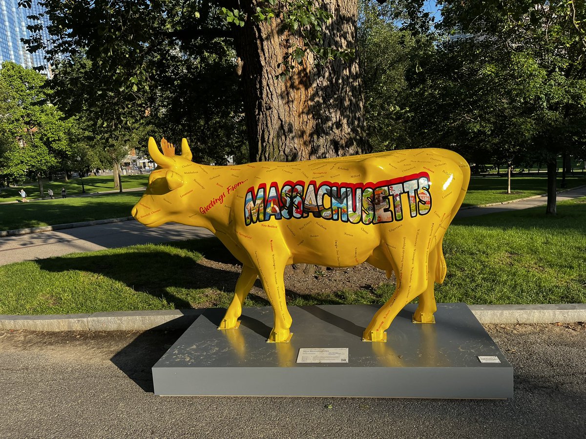 Big fan of <a href="/CowParadeReal/">CowParade</a> New England