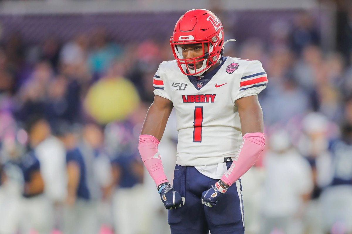 After a great conversation with coach @Coach_Ladutko I am blessed to say I’ve received my 3rd division 1 offer from @LibertyFootball @SC_DBGROUP @DeShawnBaker6 @darian_oates @MobleyEra_7 @CoachSube #AGTG 🙏🏾